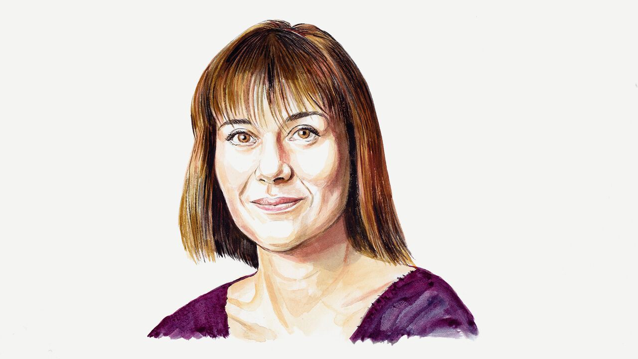 A portrait of Marie Potel