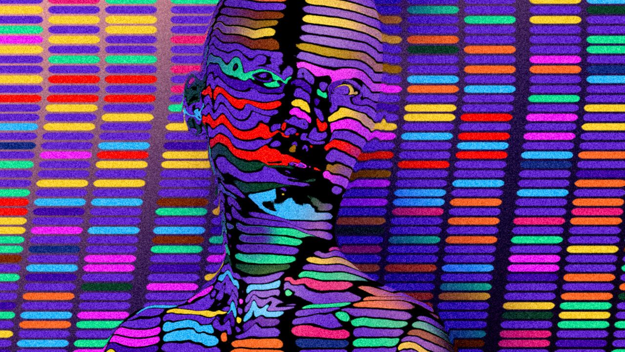 abstract image of a person