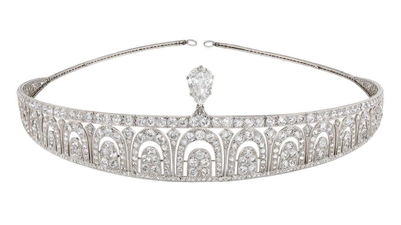 Cartier Art Deco diamond tiara.