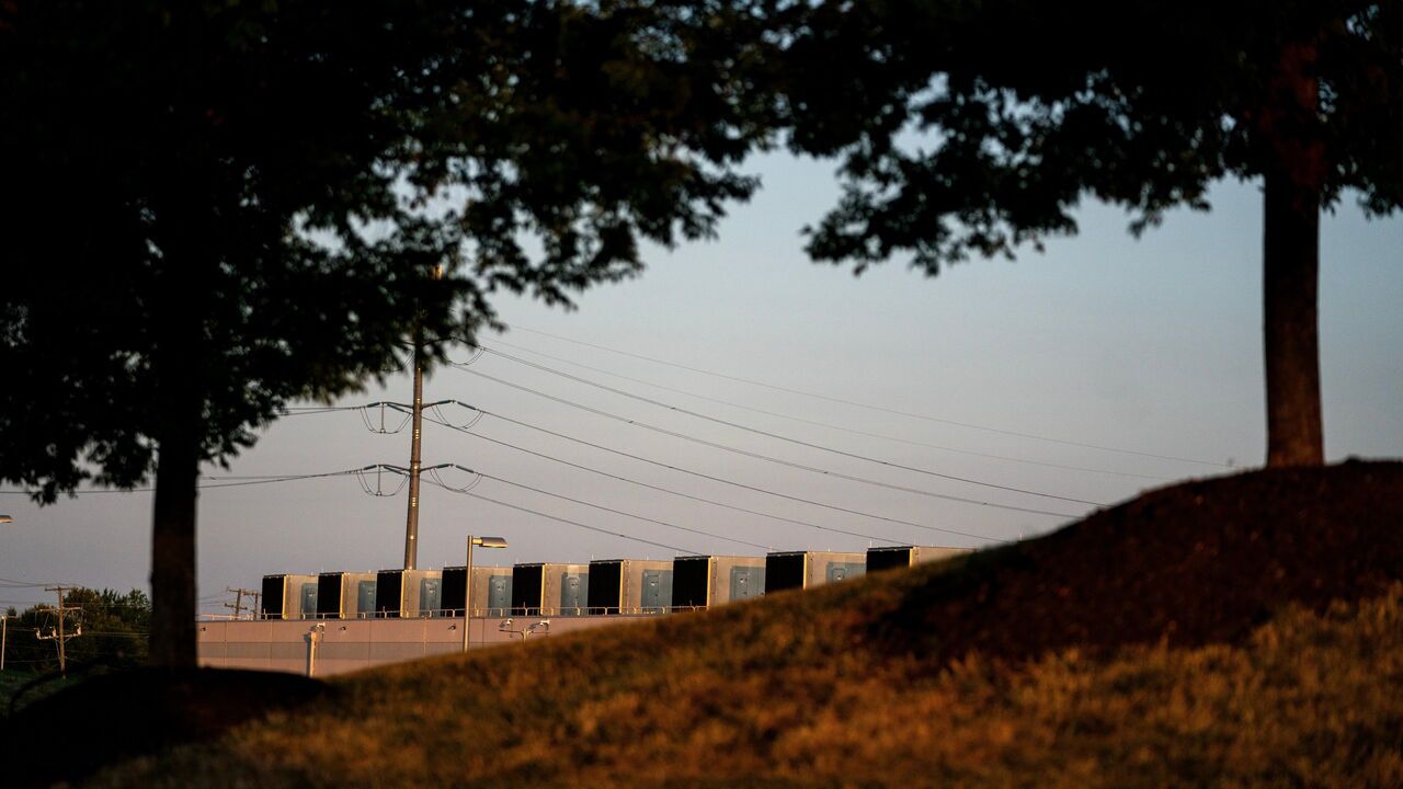 An Amazon Web Services data center in Ashburn, Virginia, US