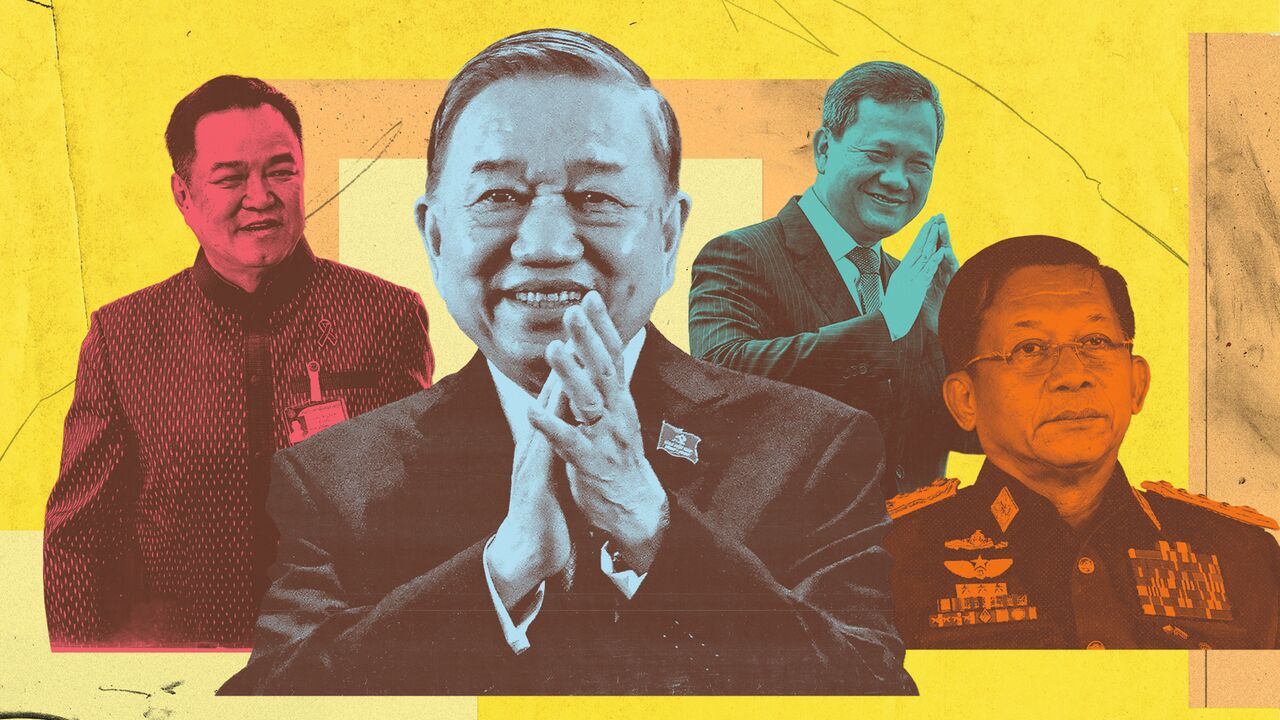 Collage of South-East Asian leaders