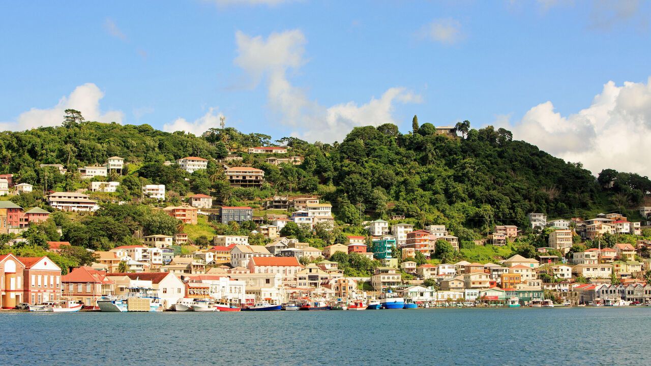 View of St George, Grenada.