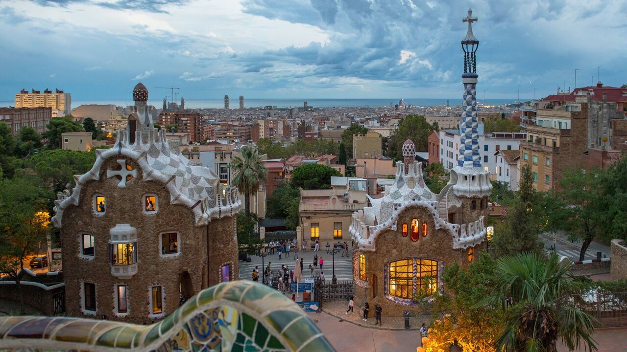 Antoni Gaudi's Parque Guell.