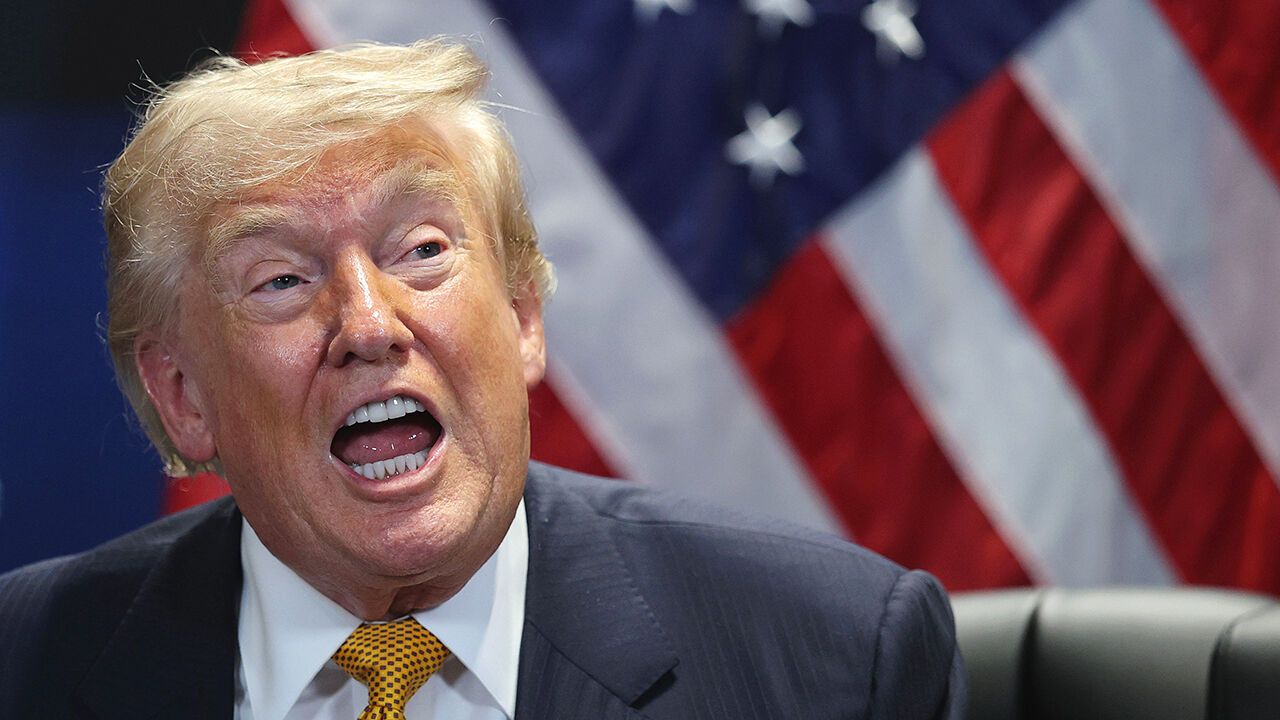 U.S. President Donald Trump at the NATO Leaders Summit.