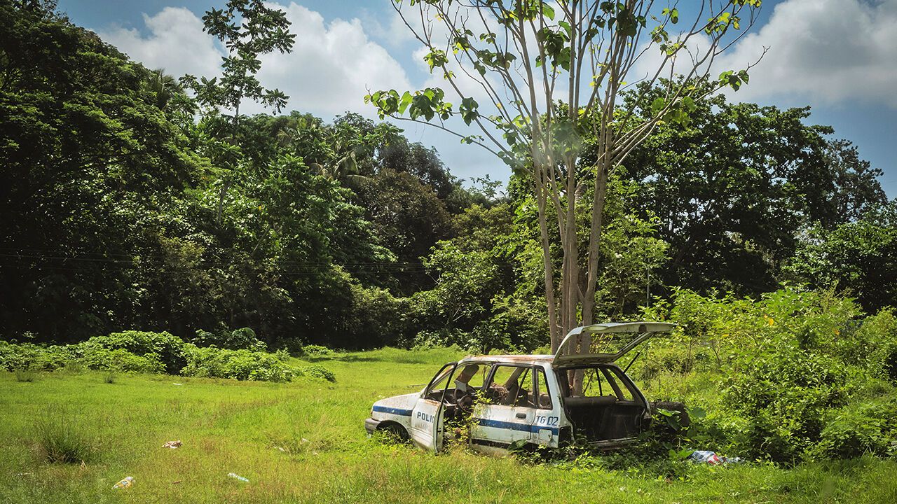 A spot said to have been used as an execution site and mass grave by the Davao Death Squad, in Davao City, Philippines, June 7, 2024.
