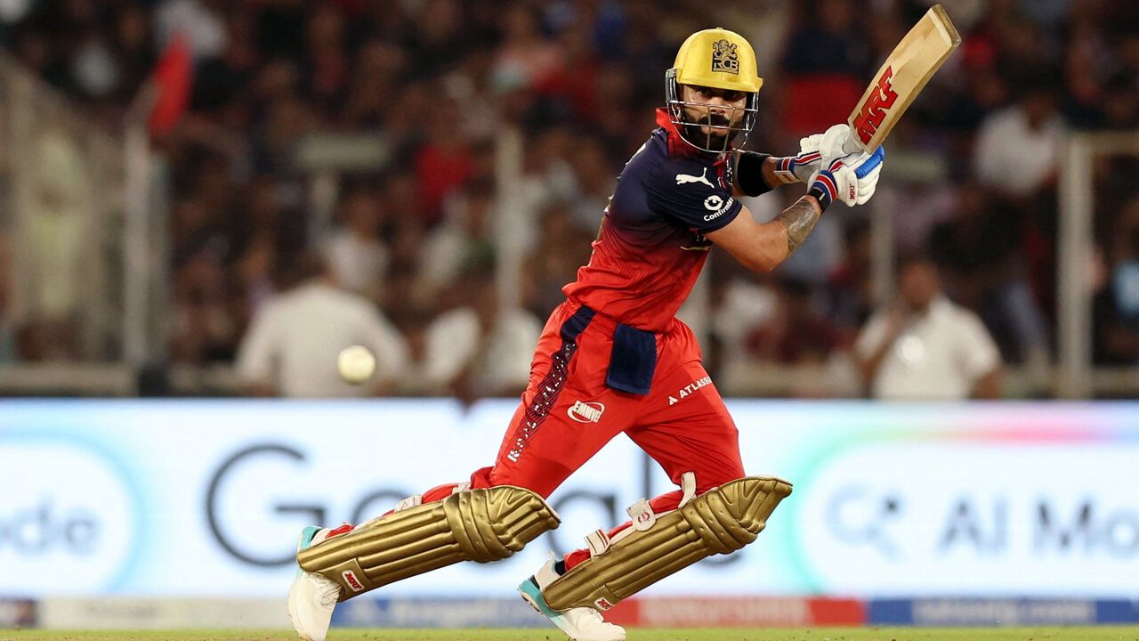 Royal Challengers Bengaluru v Gujarat Titans at the Narendra Modi Stadium in India.