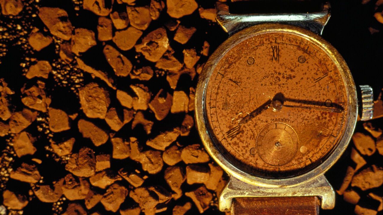 A wristwatch, now preserved in the A bomb Museum, records the time of the blast.