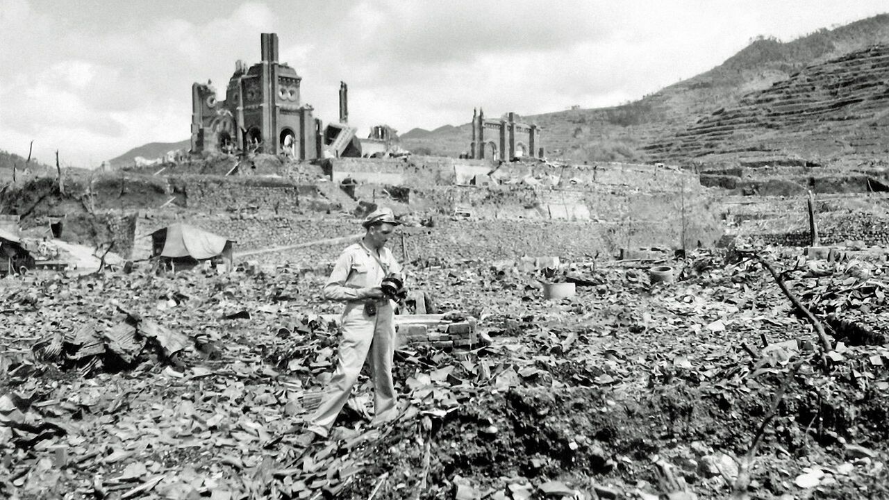 Hiroshima after Atomic Bomb strike in 1945