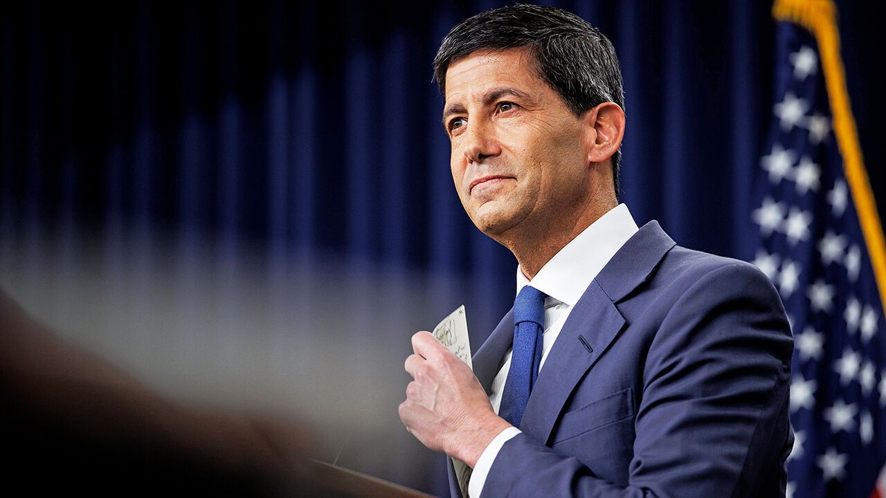 Federal Reserve Chairman Kevin Warsh holds a press conference at the Board of Governors of the Federal Reserve System in Washington, DC, USA.