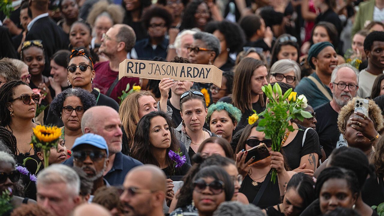 Memorial held for the late Cambridge professor Jason Arday In Trafalgar Square, London, August 17th 2026