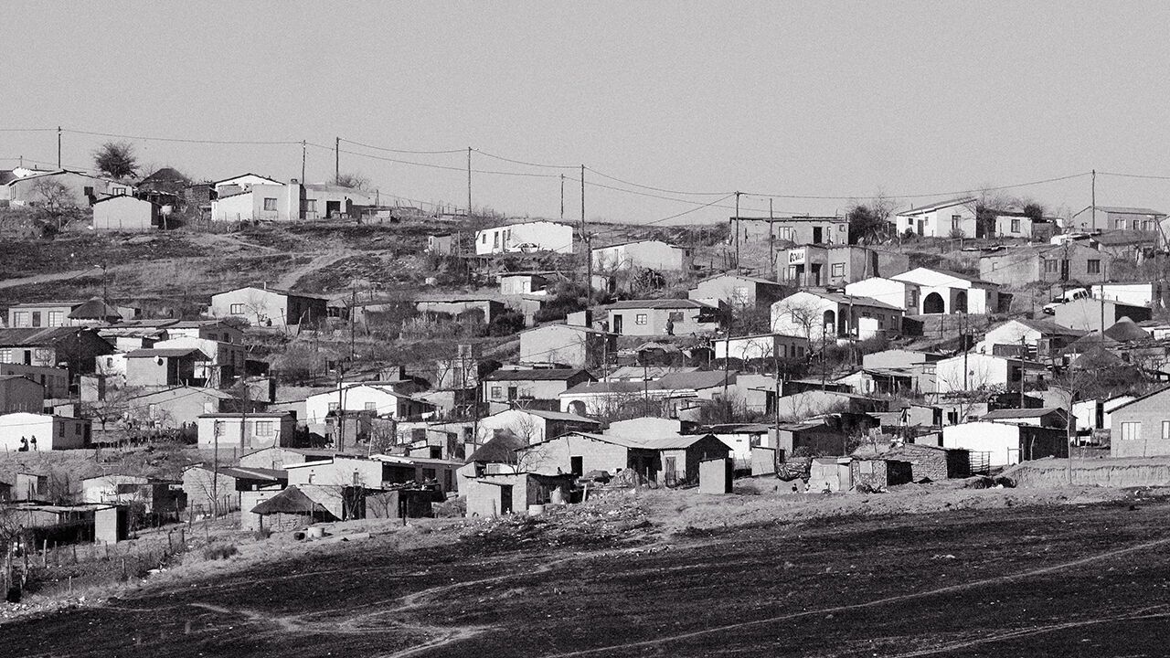 Township housing in Mooi River, Mfona, South Africa