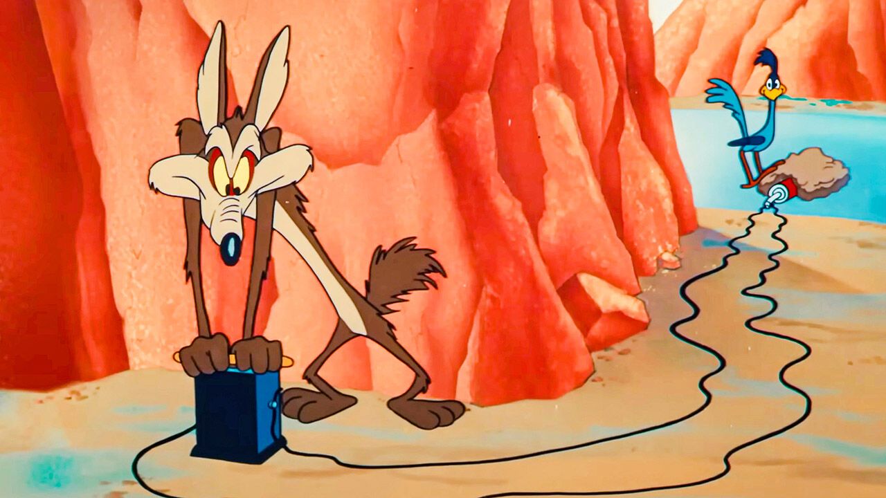 A scene from Coyote vs. Acme (2026).