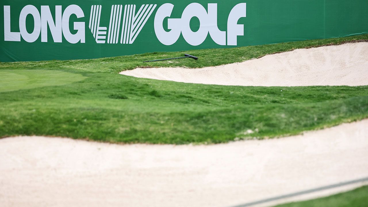 LIV Golf signage in Mexico City