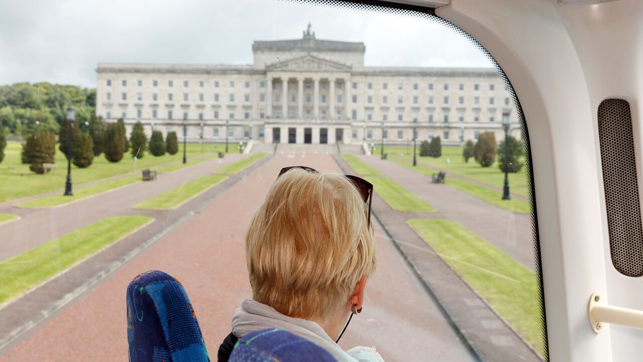 Stormont parliament building. Belfast.
