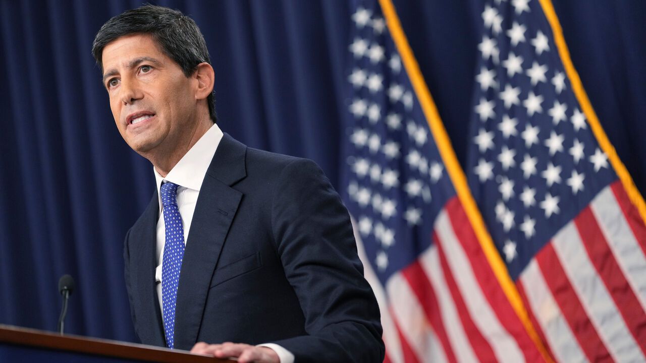 Federal Reserve Board Chairman Kevin Warsh speaks during a news conference at the Federal Reserve in Washington.