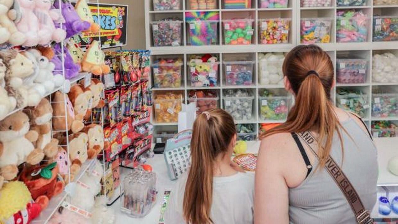 Inside the Funky Fidgets shop in Darlington