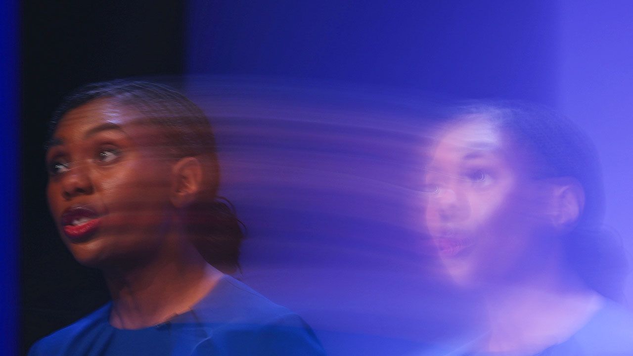 Britain's Conservative Party leader Kemi Badenoch