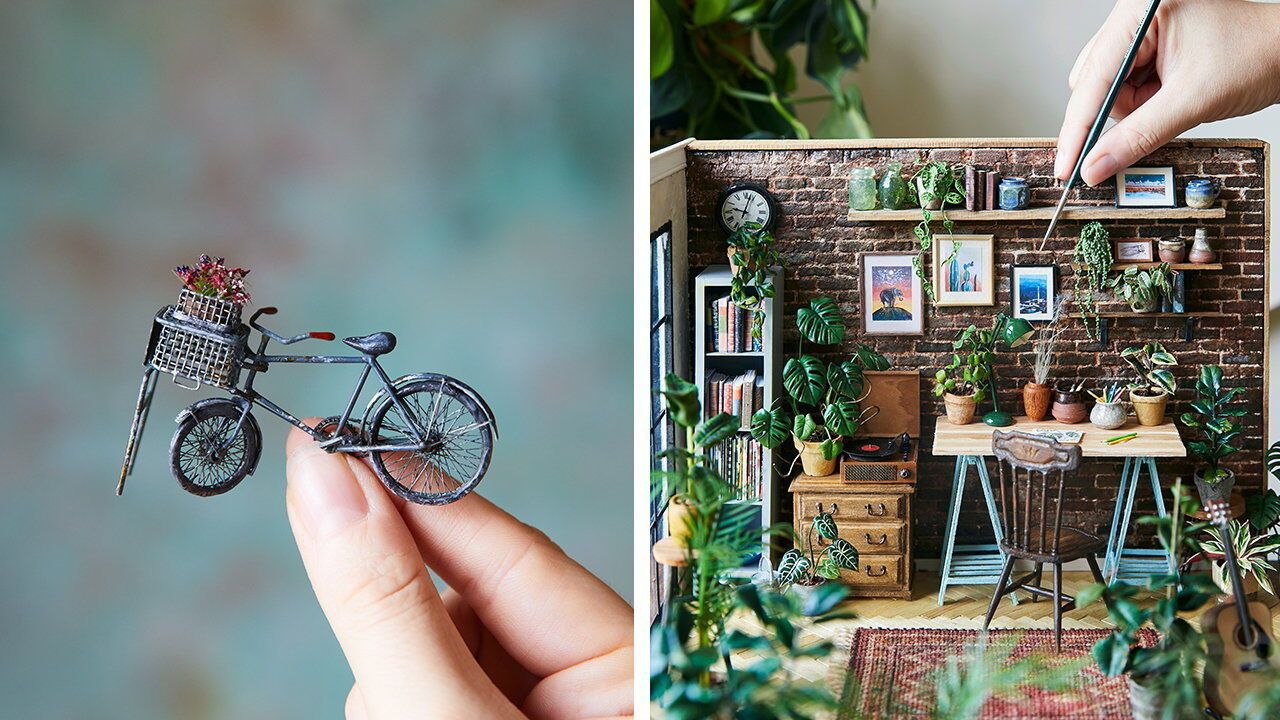 Miniatures by Hannah Lemon.