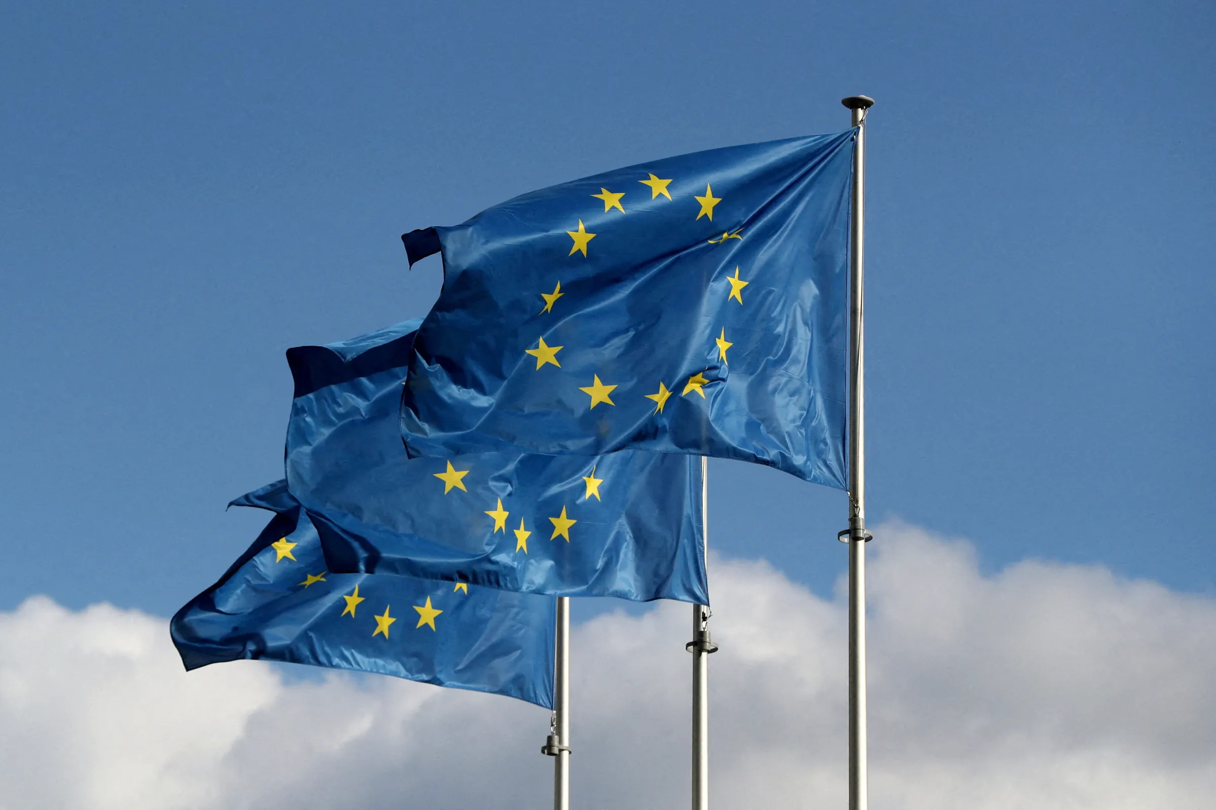 Outside the European Commission headquarters in Brussels, September 2019