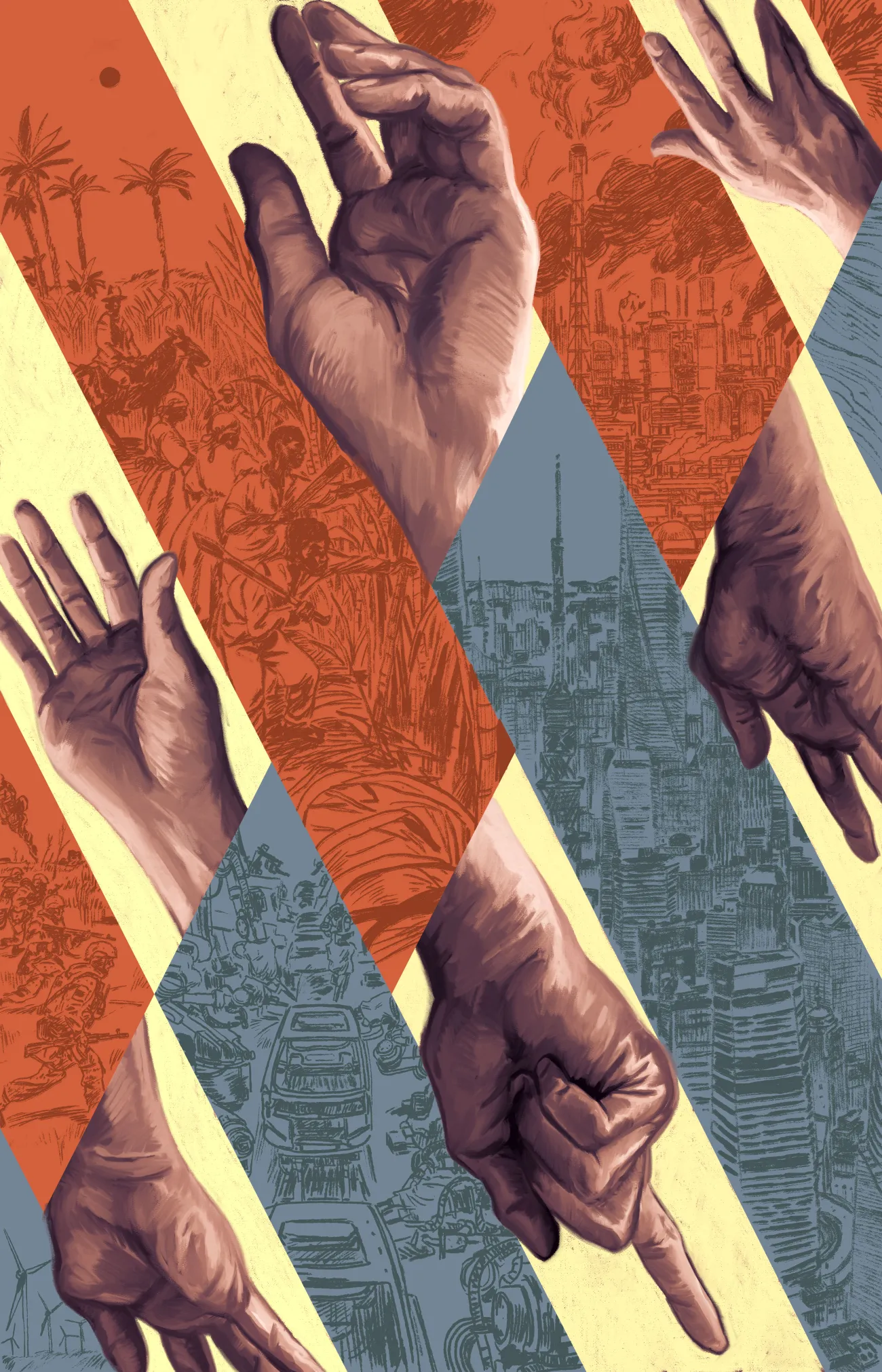 book review illustration