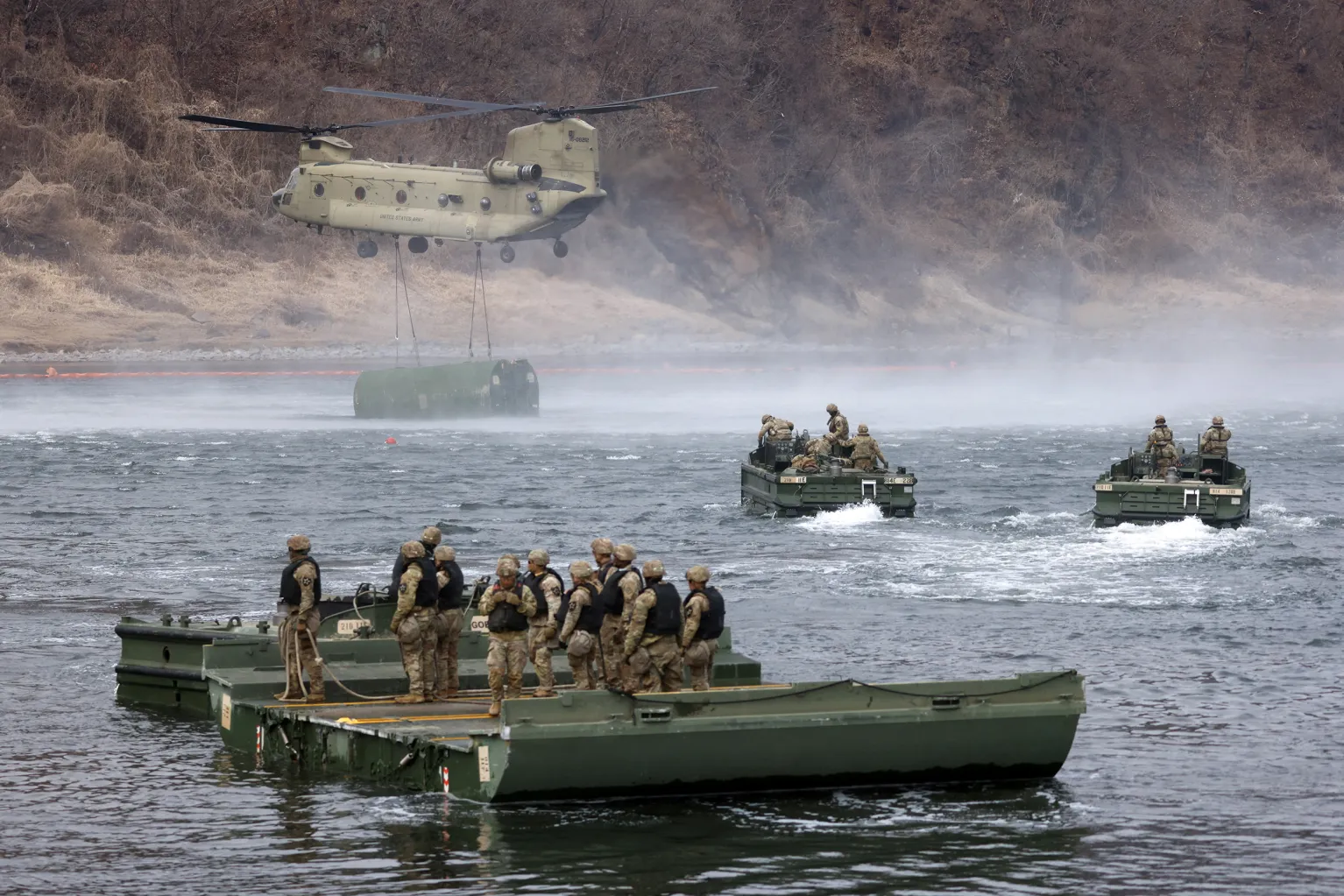 A U.S.–South Korean joint military exercise, Yeoncheon, South Korea, March 2026