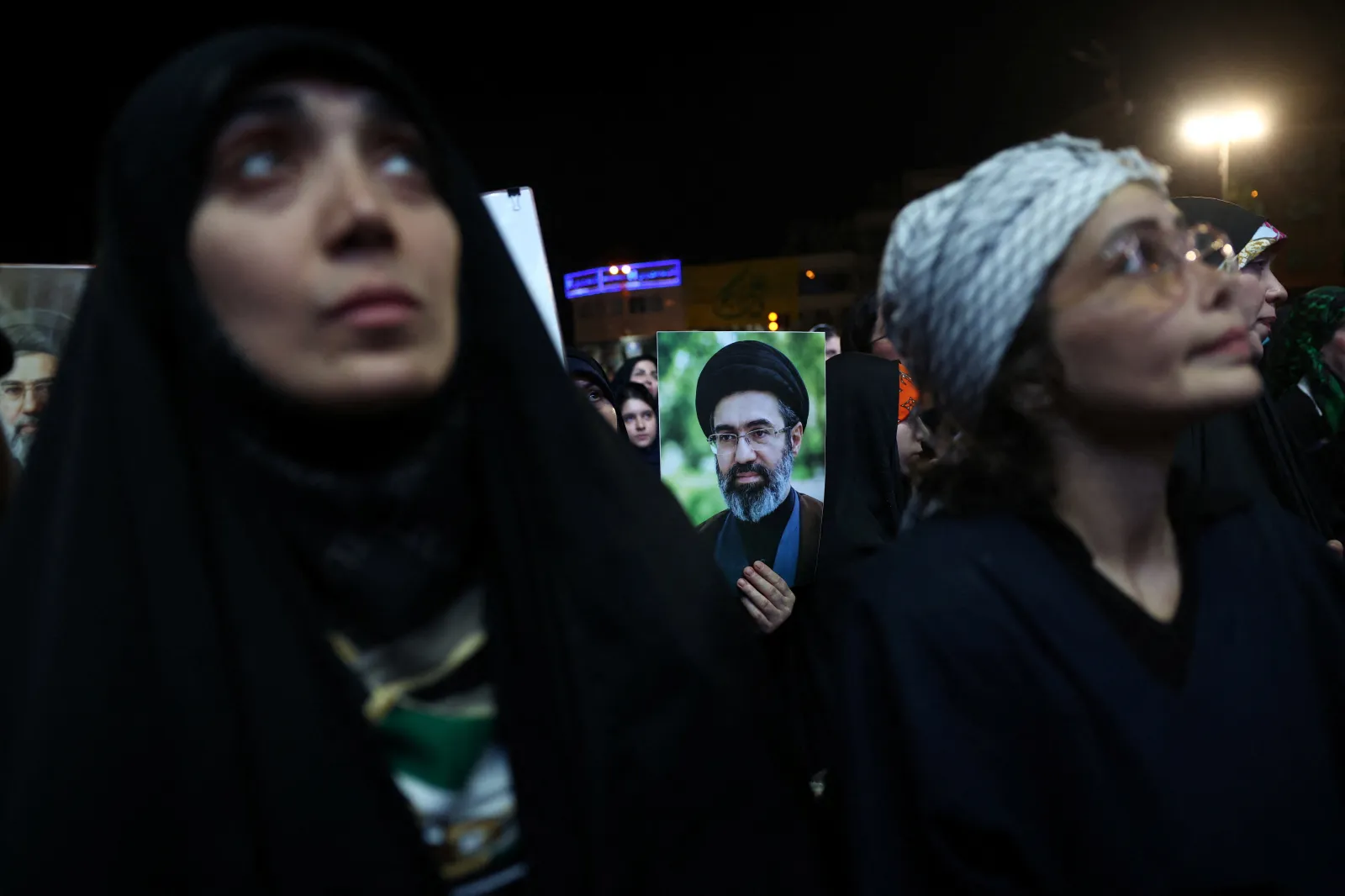 At a pro-government rally in Tehran, June 2026