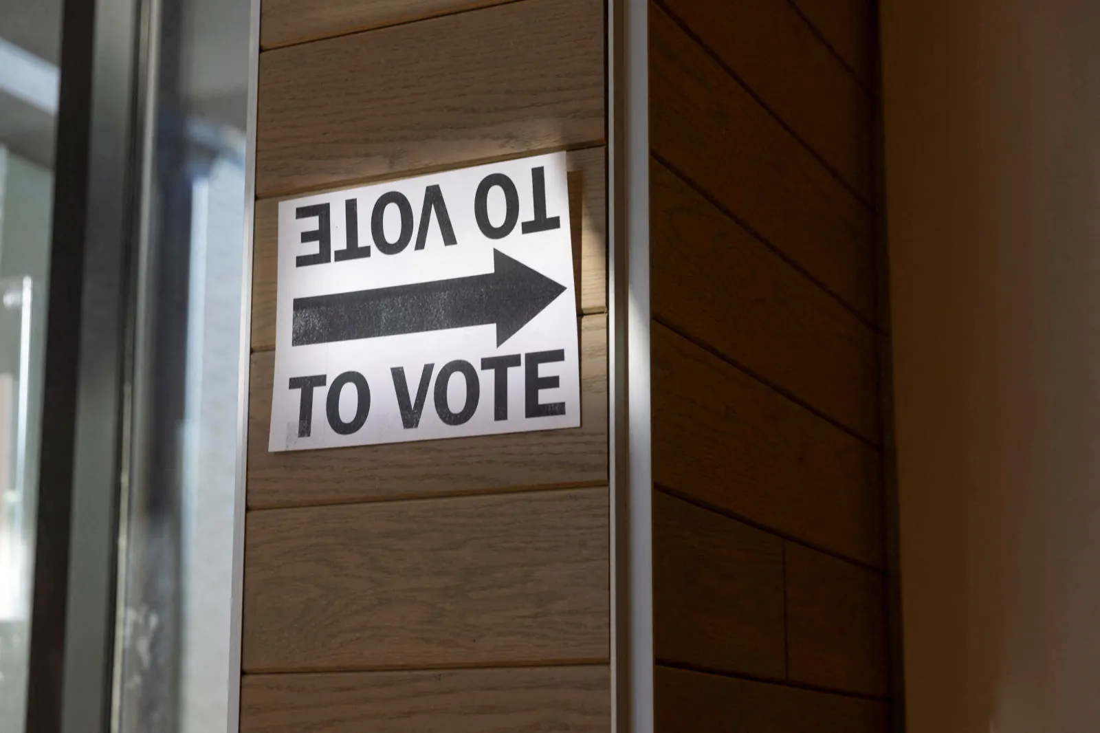At a polling place in Atlanta, Georgia, May 2026