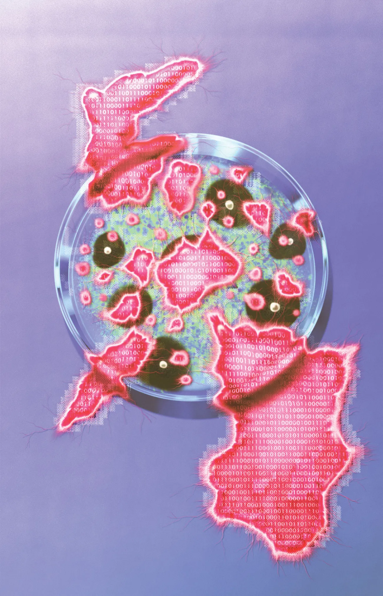 AI virus illustration