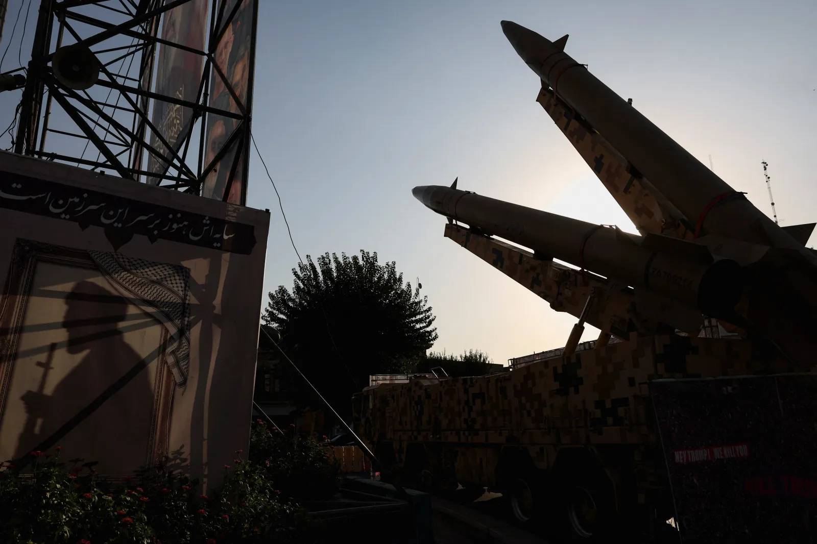 Iranian missiles on display in Tehran, September 2026